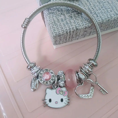 Crystal Love Hello Kitty  Bracelets