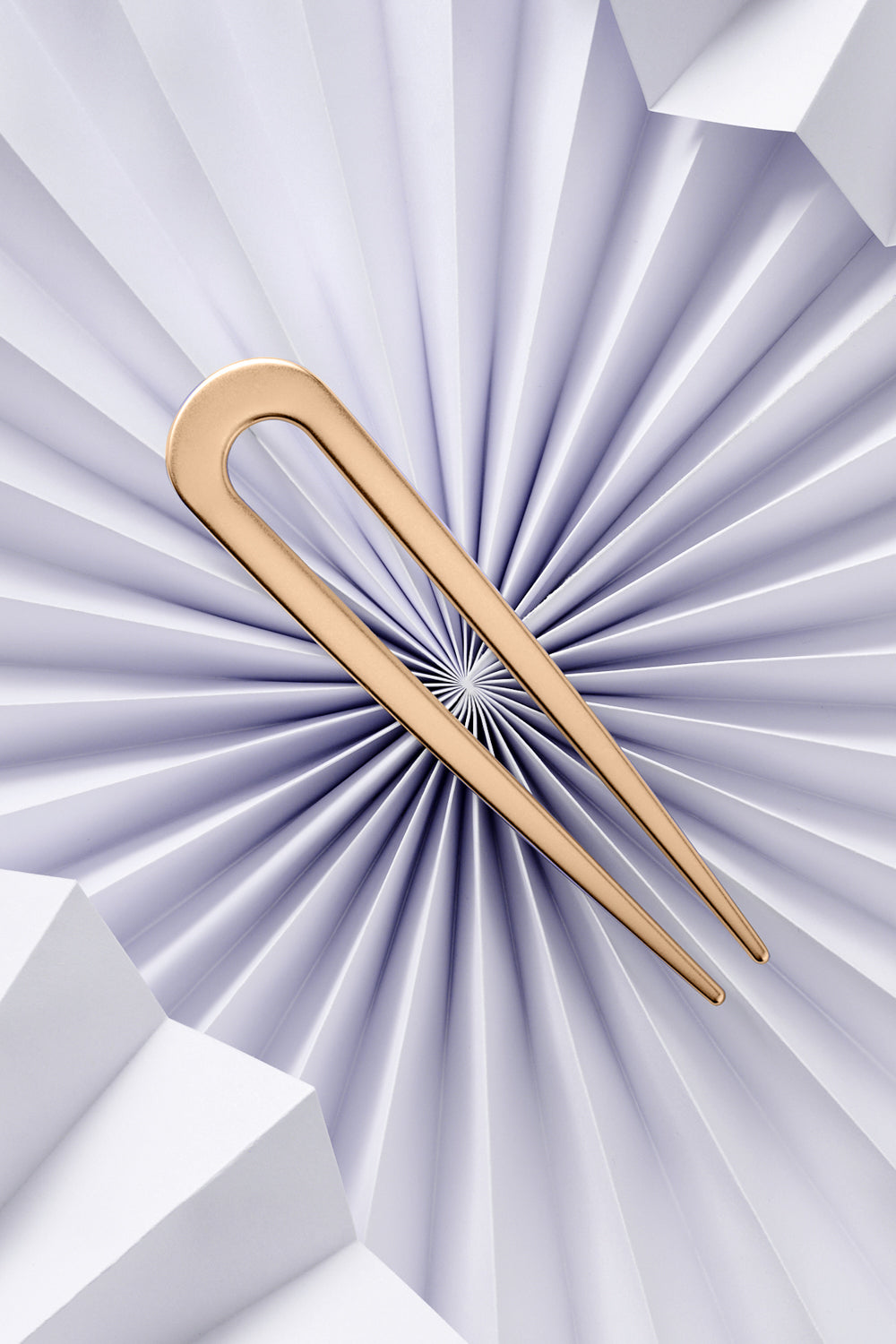 Sleek Chignon French Hair Pin - Gold