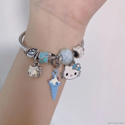 Crystal Love Hello Kitty  Bracelets