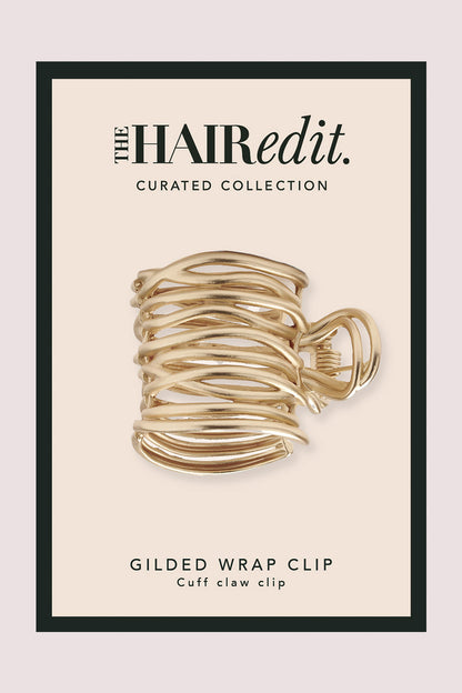 Gilded Wrap Ponytail Cuff Clip