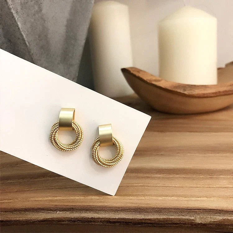 Luxury Gold Hoop Earrings