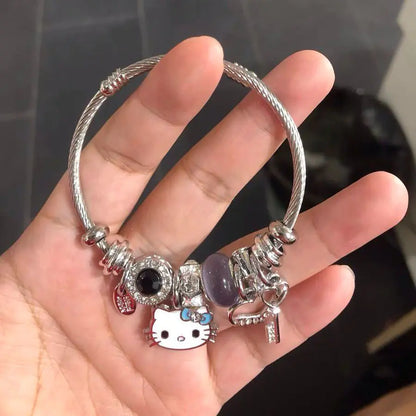 Crystal Love Hello Kitty  Bracelets