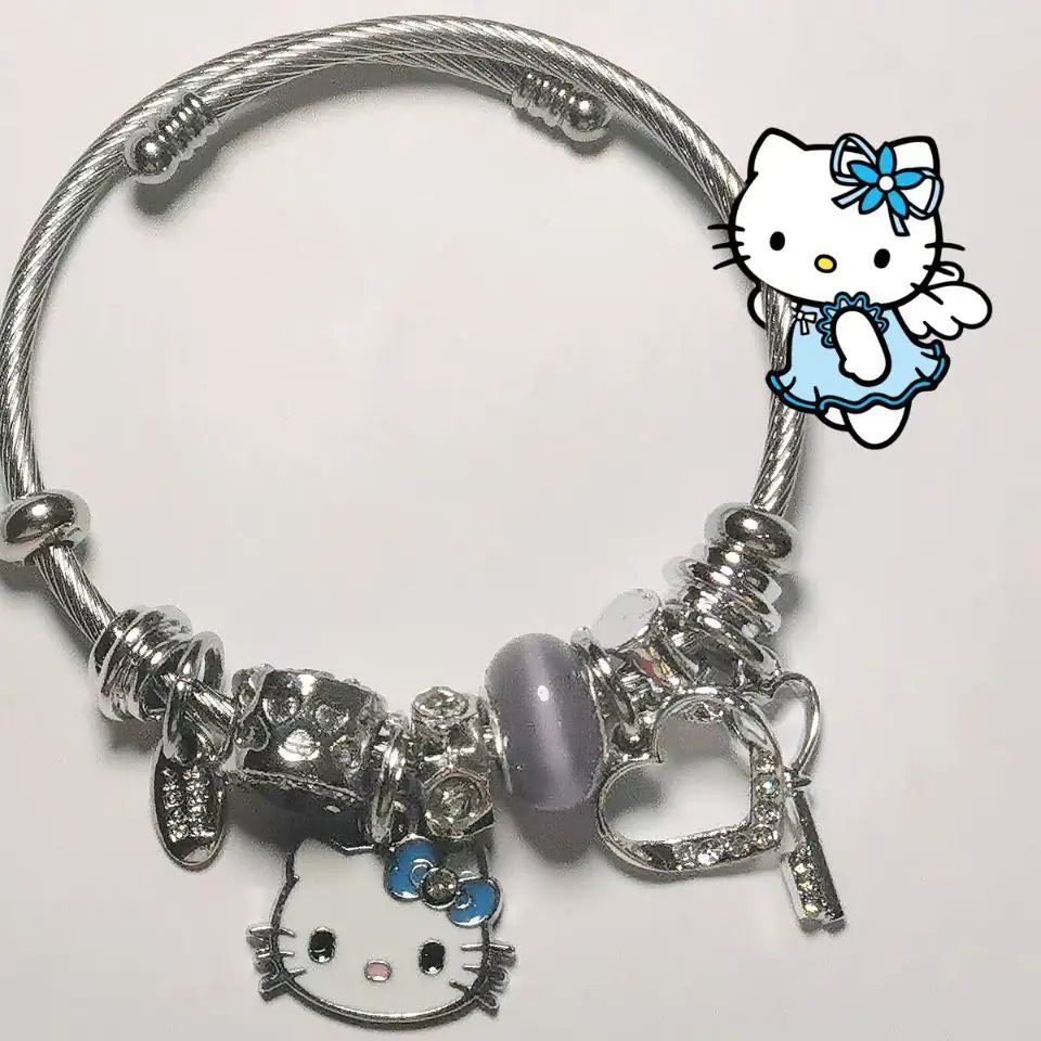 Crystal Love Hello Kitty  Bracelets