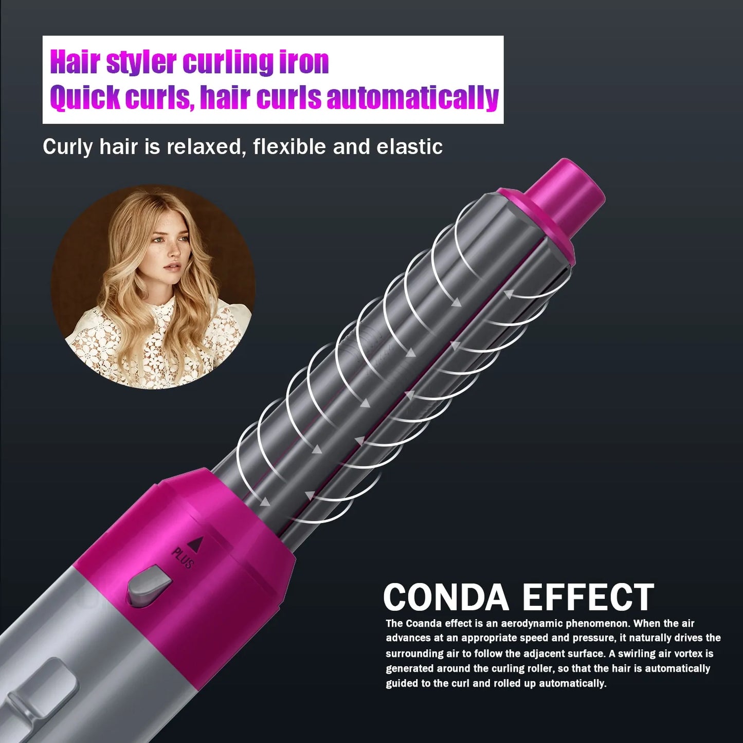 5 In 1 Electric Hair Dryer Brush