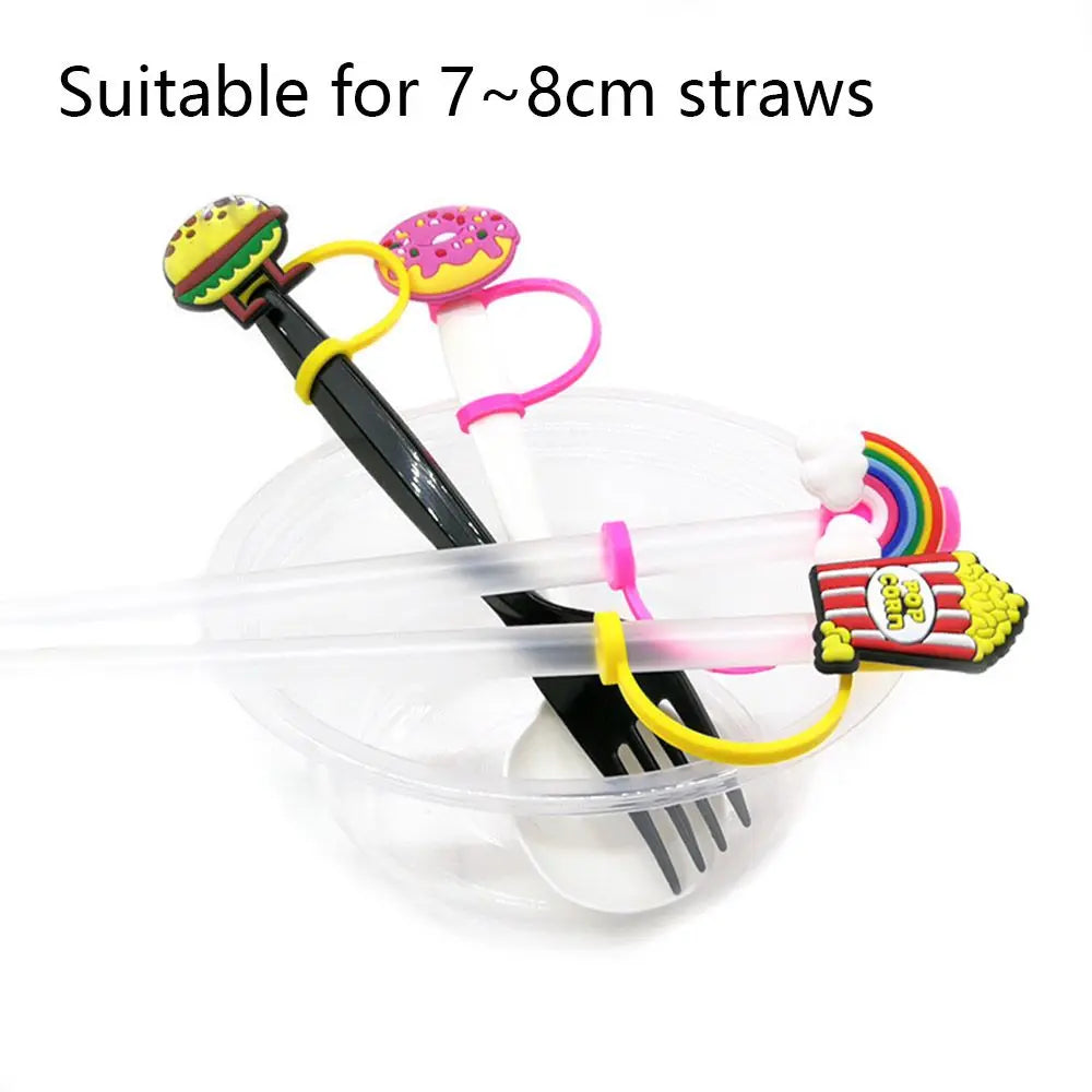 Creative Silicone Stopper for Glass Straw